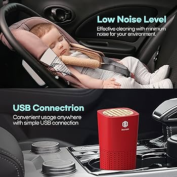 【色: ブラック】IMUNSEN ポータブル空気清浄機 M-003 ヒノキ材フィ M-003B - VOVO JAPAN – VOVO JAPAN